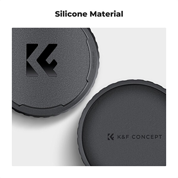 K&F Concept 82 MM Değişken ND Filtreler için Silikon Yumuşak Kapak