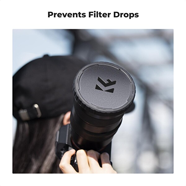 K&F Concept 82 MM Değişken ND Filtreler için Silikon Yumuşak Kapak
