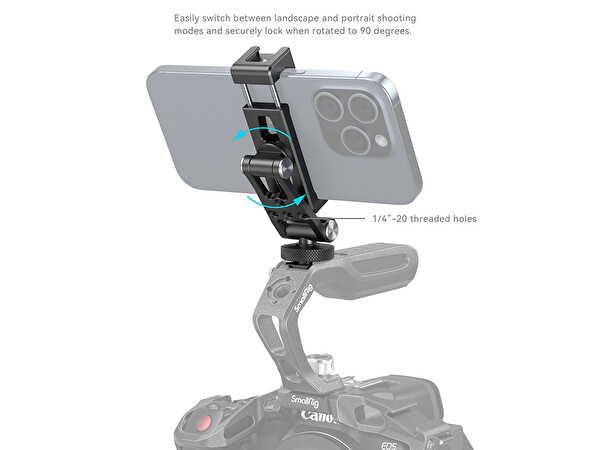 SmallRig 4301 DJI Gimballer için Telefon Tutucu RS 2- RS 3- RS 3 Mini- RS 3 Pro- RSC 2-Ronin SC- Ronin-S-RS 4- RS 4 Pro