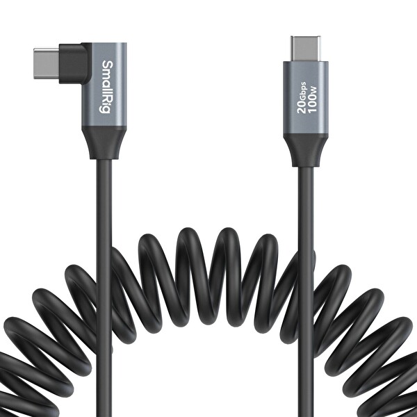 SmallRig 4792 Spiral 100w Type-C Kablo Type-C to Type-C