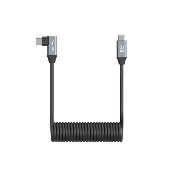 SmallRig 4792 Spiral 100w Type-C Kablo Type-C to Type-C