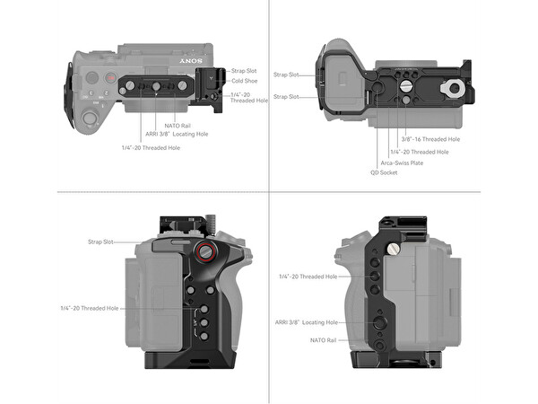 SmallRig 4183 Sony FX30 - FX3 Uyumlu Kafes