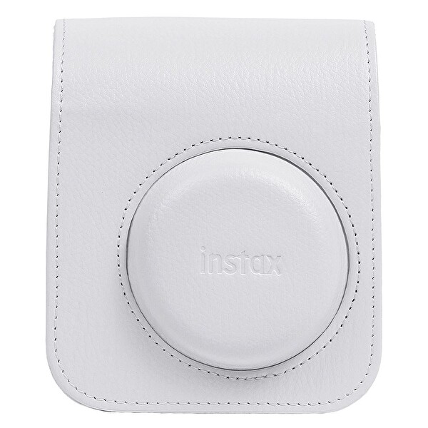 Fujifilm Instax Mini 13 Uyumlu Kil Beyazı Deri Çanta