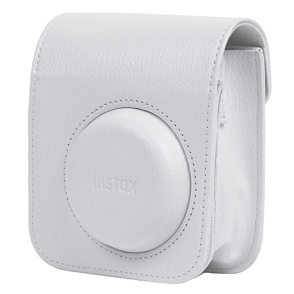 Fujifilm Instax Mini 13 Uyumlu Kil Beyazı Deri Çanta