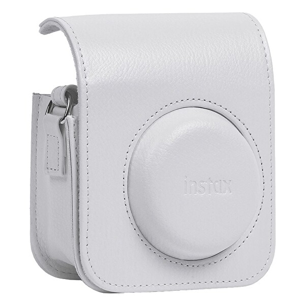 Fujifilm Instax Mini 13 Uyumlu Kil Beyazı Deri Çanta