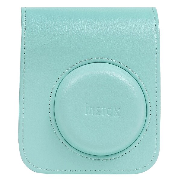 Fujifilm Instax Mini 13 Uyumlu Lagün Yeşili Deri Çanta