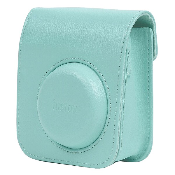 Fujifilm Instax Mini 13 Uyumlu Lagün Yeşili Deri Çanta