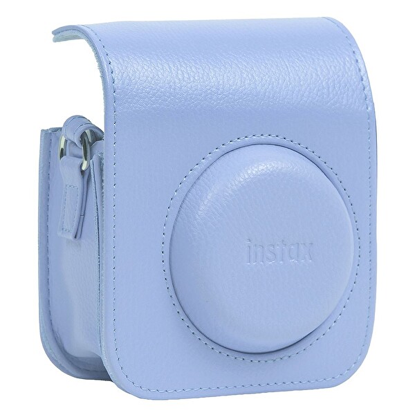 Fujifilm Instax Mini 13 Uyumlu Buz Mavisi Deri Çanta