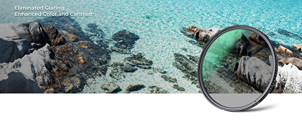K&F Concept 82 MM 2'si Arada 1 CPL - ND2-ND32 1-5 Stop Variable - Nano-D Serisi Lens Filtresi