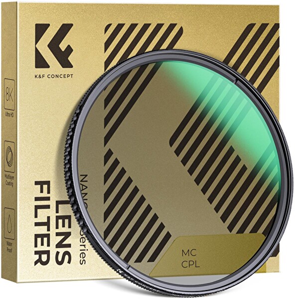 K&F Concept 49 MM 2'si Arada 1 CPL - ND2-ND32 1-5 Stop Variable - Nano-D Serisi Lens Filtresi