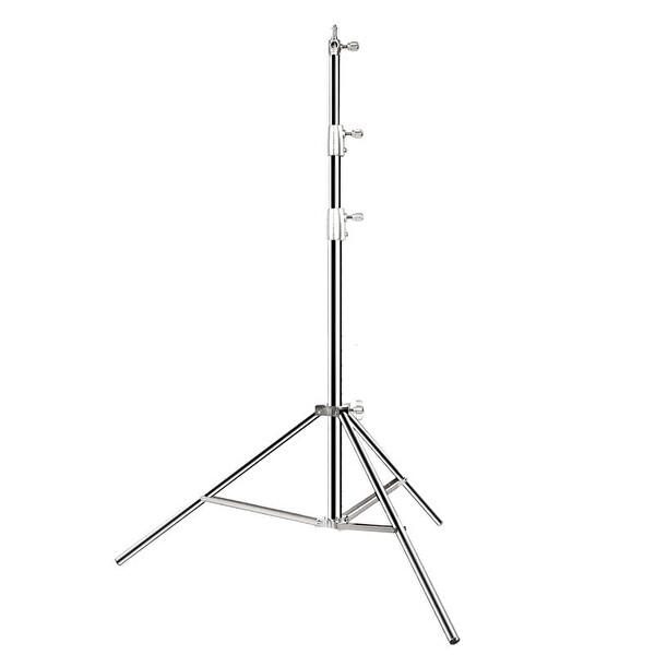 GDX LS-288T 288 CM Kalın Işık Ayağı Gümüş Yaylı Amortisörlü Profesyonel Işık Standı