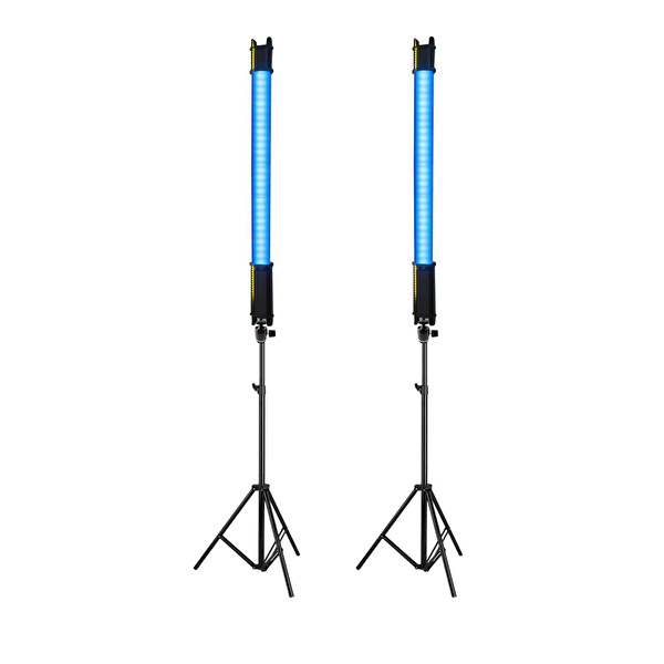 GDX TB-60 RGB 60 CM Tekli Tüp Işık Seti 260 CM Ayaklı YouTube ve Video Çekim Işığı