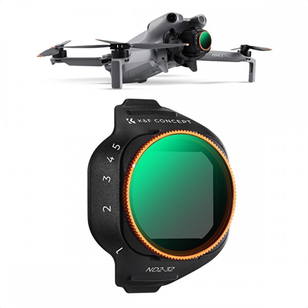 K&F Concept DJI Avata 2 UV PL ND 6'lı Filtre Seti Nano-X Serisi