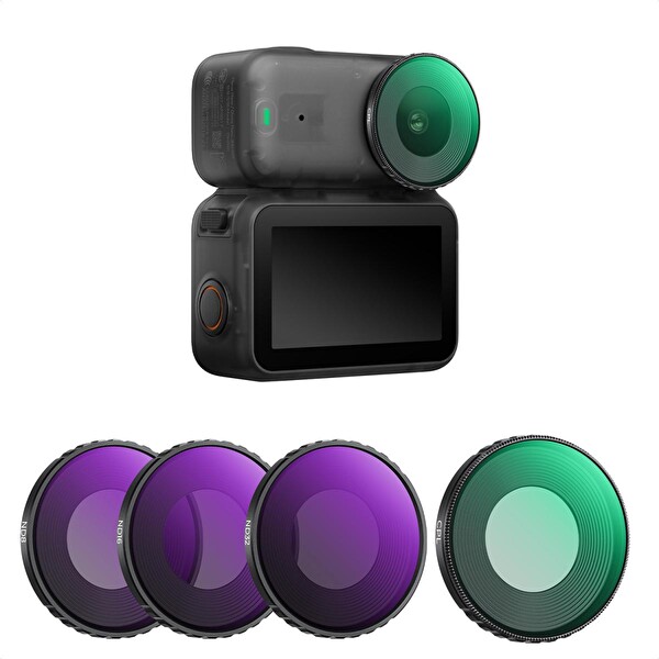 K&F Concept DJI Osmo Nano Uyumlu 4'lü Filtre Seti (ND8 ND16 ND32 CPL)