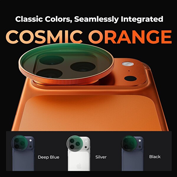 K&F Concept ND2-32 iPhone 17 Pro - Pro Max Uyumlu 28 Katmanlı Nano-X Optik Lens Filtresi
