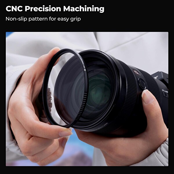 K&F Concept 46mm Nano-X MCUV Çok Katmanlı 8K UV Filtre - Ultra İnce