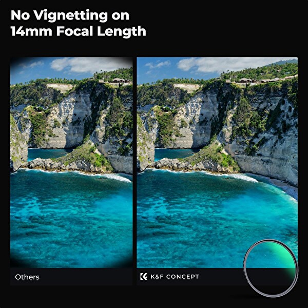 K&F Concept 43mm Nano-X MCUV Çok Katmanlı 8K UV Filtre - Ultra İnce
