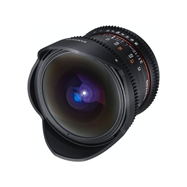Samyang 12MM T3.1 Fısheye Siyah Video Lens Canon EF Uyumlu