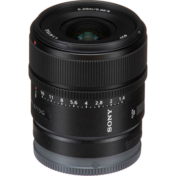 Sony E 15MM F/1.4 G Lens (Sony Eurasia Garantili)