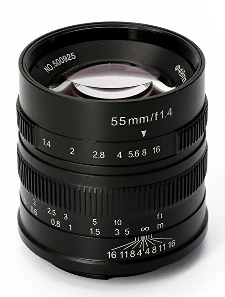 7Artisans 55mm F1.4 Sony E Fotoğraf Makinesi Lensi