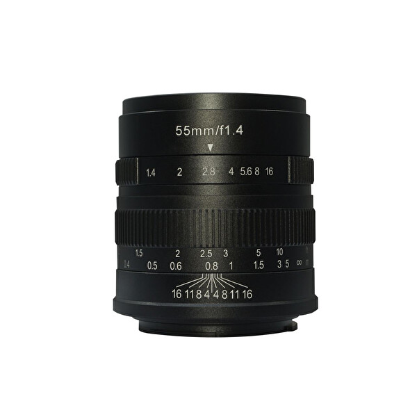 7Artisans 55mm F1.4 Fuji FX Mount MF APS-C Lens Siyah