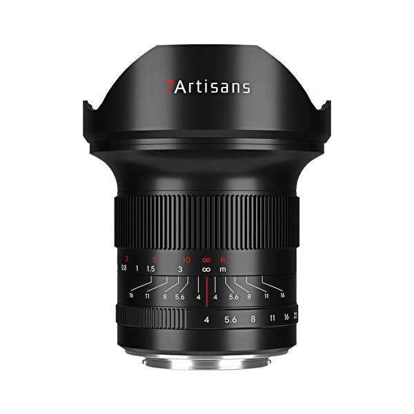 7Artisans 15mm F4 Canon EOS-R Mount MF Full Frame Lens Siyah