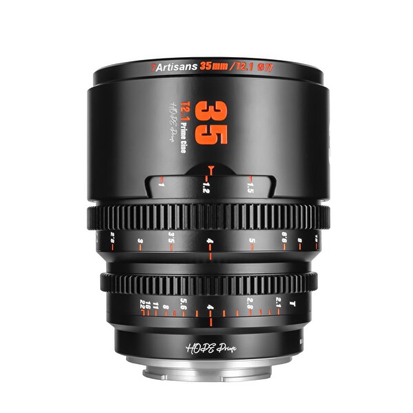 7Artisans 35mm T2.1 Sony E Mount S35 Cine Siyah Fotoğraf Makinesi Lensi
