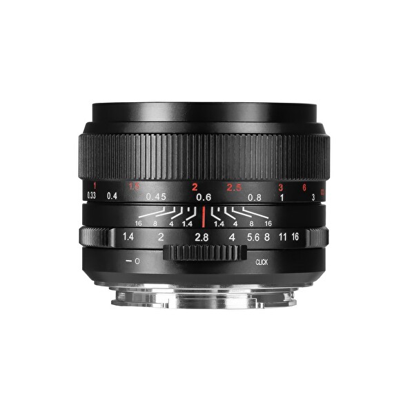 7Artisans 35mm F1.4 Mark III Canon EOS-R Mount MF Full Frame Siyah Fotoğraf Makinesi Lensi