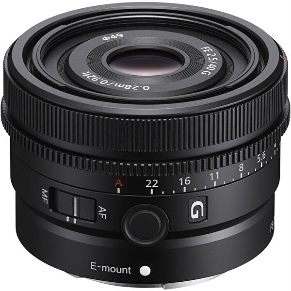 Sony FE 40mm F2.5 G Fotoğraf Makinesi Lensi