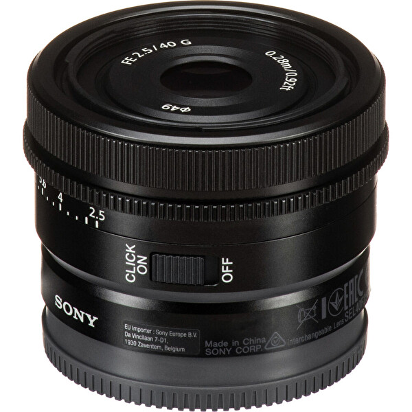 Sony FE 40mm F2.5 G Fotoğraf Makinesi Lensi