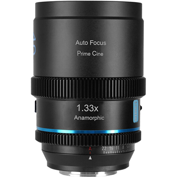 SIRUI 40mm T1.8 1.33x S35 AF Anamorphic Sony E - Blue Flares Lens