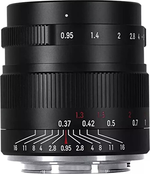 7Artisans 35 MM F0.95 Fuji (FX Mount) MF APS-C Lens Siyah