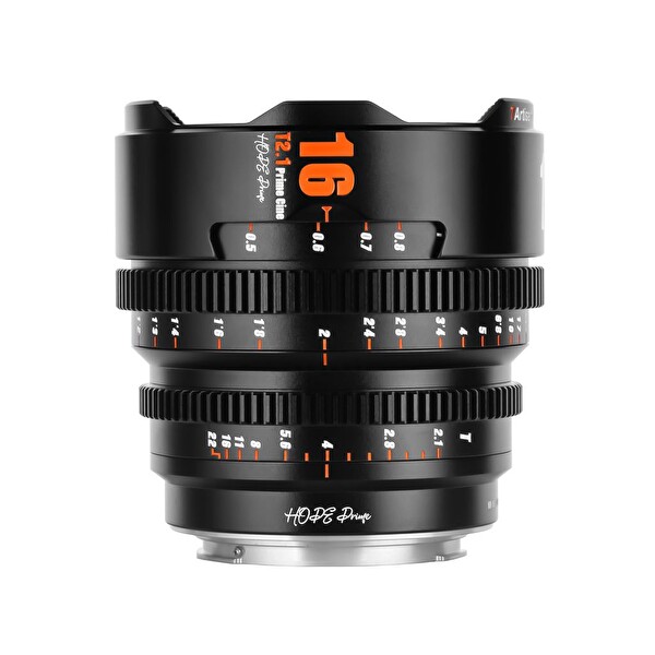 7Artisans 16 MM T2.1 Sony (E Mount) S35 Cine Lens Siyah