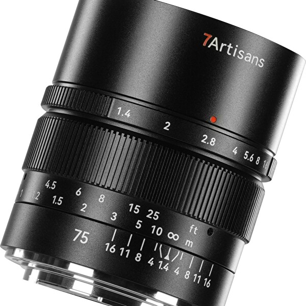 7Artisans 75 MM F1.4 Full Frame Sony E Mount Manuel Portre Lens – Güçlü Bokeh Performansı