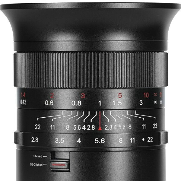 7Artisans 14mm F2.8 Full Frame Sony E Mount Manuel Odak Geniş Açı Lens
