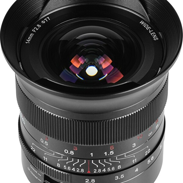 7Artisans 14mm F2.8 Full Frame Sony E Mount Manuel Odak Geniş Açı Lens