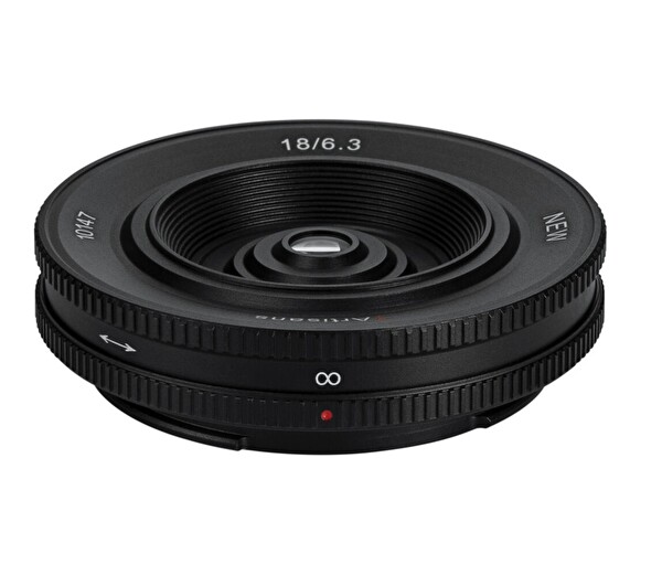 7Artisans 18 MM F6.3 Mark II Micro Four Thirds Manuel Fokus Siyah Lens