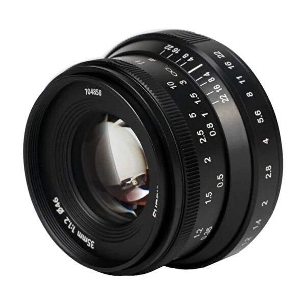 7Artisans 35MM F1.2 Mark II Nikon Z Mount MF APS-C Lens Siyah