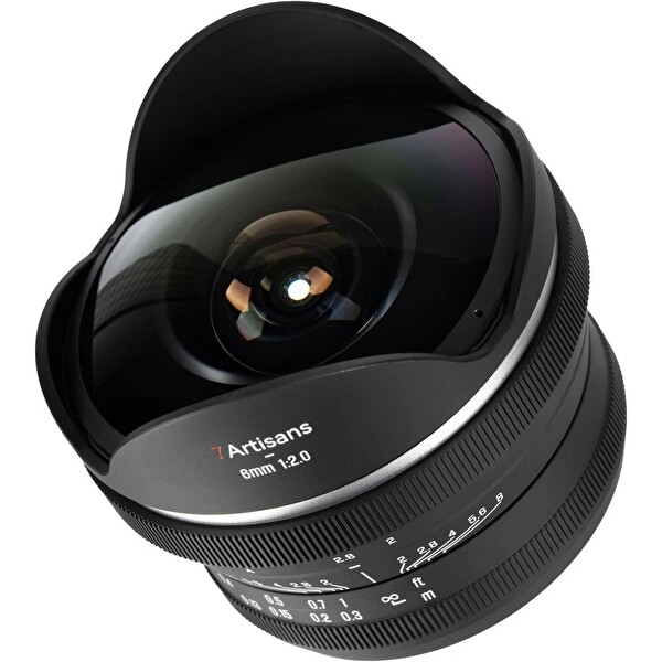 7Artisans 6MM F2.0 Nikon Z Mount APS-C Manuel Netleme Fisheye Lens Siyah
