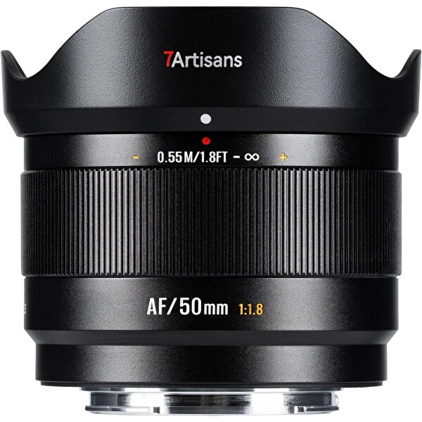 7Artisans AF 50MM F1.8 Sony E Mount APS-C Otomatik Netleme Portre Lens Siyah