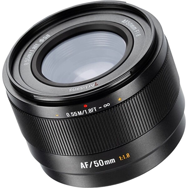 7Artisans AF 50MM F1.8 Sony E Mount APS-C Otomatik Netleme Portre Lens Siyah