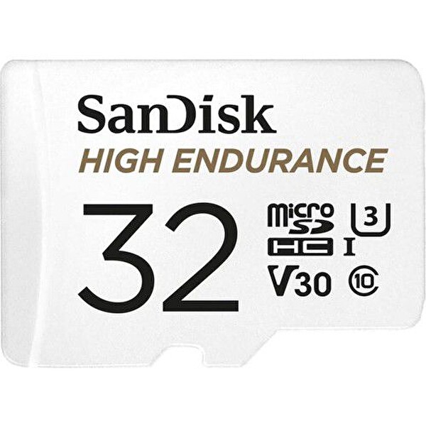 Sandisk High Endurance 32 GB SDSQQNR-032G-GN6IA Micro SDXC 100/40 Mb/s C10 V30 Hafıza Kartı