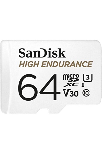 Sandisk SDSQQNR-064G-GN6İA High Endurance 64 GB 100/40MB/S Micro SDXC C10 V30 Hafıza Kartı