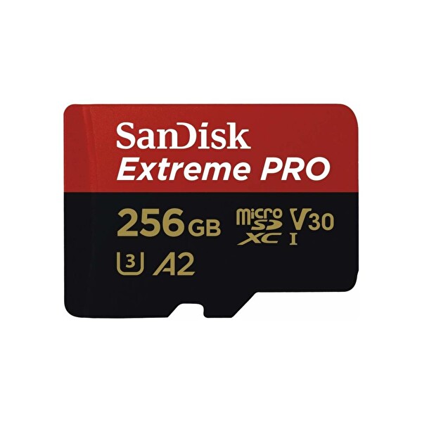 Sandisk Extreme Pro SDSQXCZ-256G-GN6MA 256 GB Micro SDXC UHS-I U3 A2 V30 Hafıza Kartı
