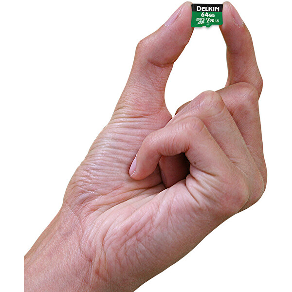 Delkin Devices 64 GB Power MicroSDXC UHS-II 2000X 300Mb/s V90 Hafıza Kartı
