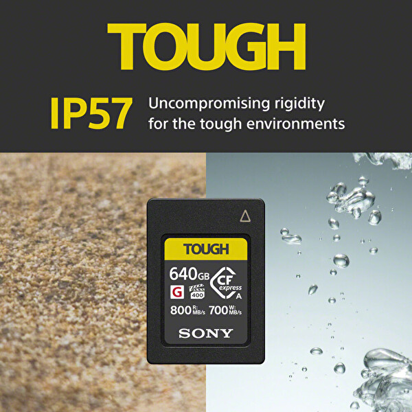 Sony CEA-G640T 640 GB Tough CFExpress Type-A Hafıza Kartı