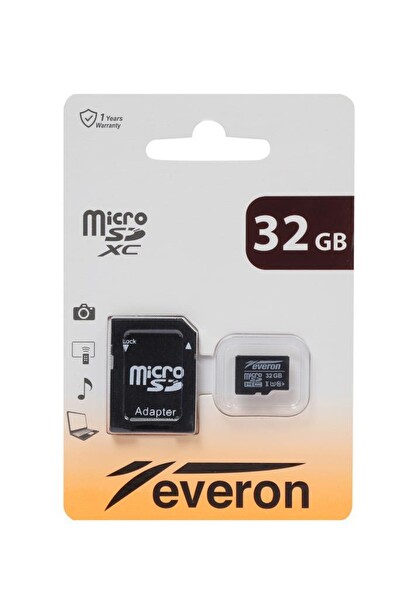 Everon 32GB Micro SD Hafıza Kartı Adaptörlü Fiyatı ve Özellikleri
