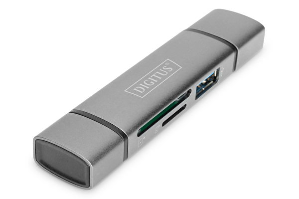 Digitus Dual Card Reader Hub USB-C / USB 3.0 OTG