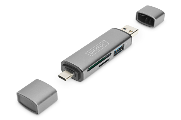 Digitus Dual Card Reader Hub USB-C / USB 3.0 OTG