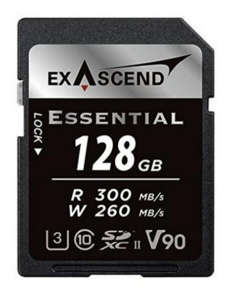 Exascend Essential 128 GB 300MB/s V90 SDXC Hafıza Kartı